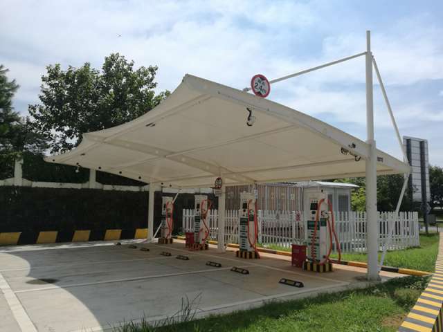 充电桩膜结构车棚